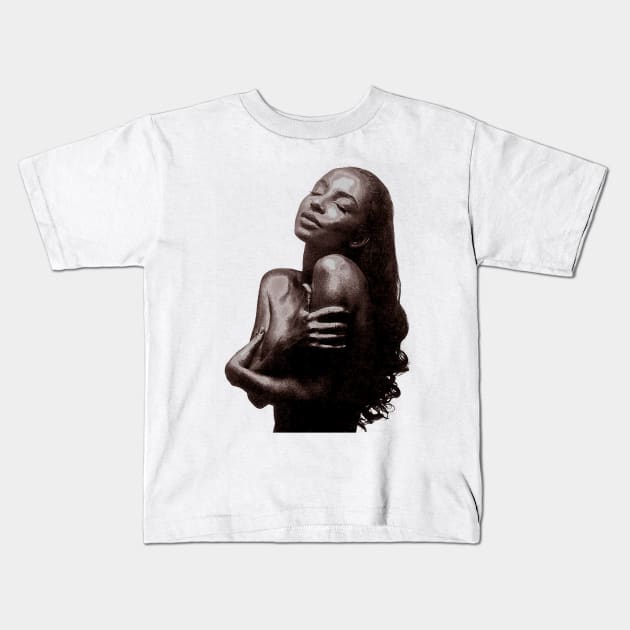 Sade / Retro Love Deluxe Kids T-Shirt by Native Culture